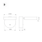 Светильник светодиодный SP-MILADY-R90-6W Warm3000 (BK, 110 deg, 230V) (ARL, IP20 металл, 3 года)