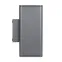 Светильник LGD-EVO-WALL-TWIN-S100x100-2x12W Day4000 (GR, 44 deg, 230V) (Arlight, IP54 Металл, 3 года)