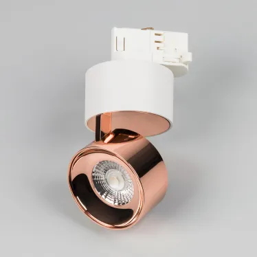 Светильник светодиодный трековый SP-PLURIO-TRACK-4TR-R77-9W Warm3000 (WH-COP, 36 deg, 230V) (ARL, IP20 Металл, 3 года)