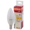 Лампа светодиодная LED 5.7Вт E14 LS CLB40 теплый, матовая свеча Osram