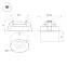 Светильник светодиодный SP-PLURIO-BUILT-TRIMLESS-R120-9W Day4000 (BK-CHR, 36 deg, 230V) (ARL, IP20 Металл, 3 года)