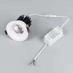 Светильник MS-FOGGY-BUILT-R86-10W Warm3000 (WH, 36 deg, 230V) (Arlight, IP54 Металл, 5 лет)