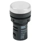 Лампа AD22DS(LED)матрица d22мм белый 230В   | BLS10-ADDS-230-K01 | IEK