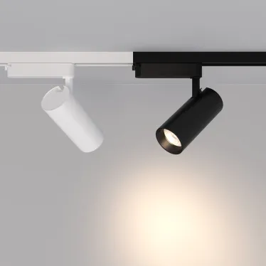 Светильник светодиодный трековый LGD-GERA-2TR-R60-15W Warm3000 (BK, 15 deg, 230V) (ARL, IP20 металл, 5 лет)