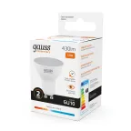 Лампа светодиодная LED 5.5 Вт 430 лм 3000К софит MR16 теплый GU10 AC 220В Elementary Gauss