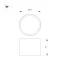 Светильник светодиодный SP-BISCOTTO-R90-8W Warm3300-MIX (BK-GD, 80 deg, 230V) (ARL, IP54 металл, 5 лет)