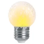                 Лампа светодиодная LED 1вт Е27 строб прозрачный 2700К шар
               