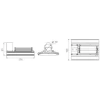 Светильник светодиодный Светильник Unit Glass PRO 45/7000 Д прозрачный 4K консоль