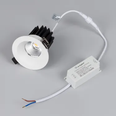 Светильник MS-ATOLL-BUILT-R86-10W Day4000 (WH, 36 deg, 230V) (Arlight, IP54 Металл, 5 лет)