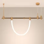 Светильник светодиодный ART-APRIORI-TUBE-ELASTIC-R38-L5000-40W Warm3000 (GD, 360 deg, 48V) (ARL, IP20 Металл, 3 года)