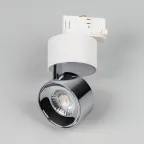 Светильник светодиодный трековый SP-PLURIO-TRACK-4TR-R77-9W Warm3000 (WH-CHR, 36 deg, 230V) (ARL, IP20 Металл, 3 года)