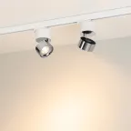 Светильник светодиодный трековый SP-PLURIO-TRACK-4TR-R77-9W Warm3000 (WH-CHR, 36 deg, 230V) (ARL, IP20 Металл, 3 года)