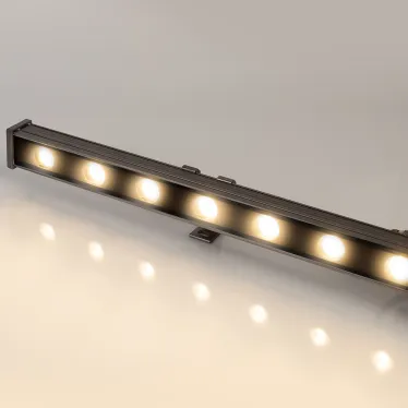 Линейный прожектор AR-LINE-1000-18W Warm3000 (GR, 30 deg, 230V) (ARL, IP65 Металл, 3 года)