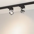 Светильник светодиодный трековый SP-PLURIO-TRACK-4TR-R77-9W Day4000 (BK-CHR, 36 deg, 230V) (ARL, IP20 Металл, 3 года)