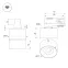 Светильник светодиодный трековый SP-PLURIO-TRACK-4TR-R77-9W Day4000 (BK-CHR, 36 deg, 230V) (ARL, IP20 Металл, 3 года)