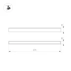 Светильник MAG-FLAT-25-L600-18W Warm3000 (BK, 100 deg, 24V, DALI) (Arlight, IP20 Металл, 3 года)