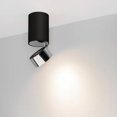 Светильник светодиодный SP-PLURIO-SURFACE-LONG-R77-9W Day4000 (BK-CHR, 36 deg, 230V) (ARL, IP20 Металл, 3 года)