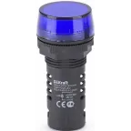                  Лампа коммутаторная ADDS d22 мм LED синий 220В AC/DC ЛK-22 DEKraft
               