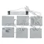 Светильники светодиодные потолочные встраиваемые ULP-1010 42W/4000К IP40 GRILYATO WHITE KIT06 комплект из 6 штук (4000K) 3800Лм 100x100x37мм Корпус белый В комплекте с и/п