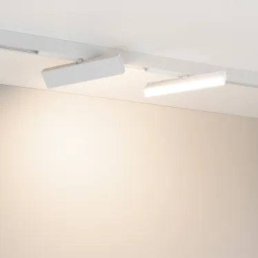 Светильник светодиодный трековый MAG-FLAT-FOLD-25-S400-12W Day4000 (WH, 100 deg, 24V) (ARL, IP20 металл, 5 лет)