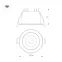 Светильник светодиодный MS-ALORA-BUILT-R106-9W Day4000-MIX (BK, 40 deg, TRIAC) (ARL, IP54 Пластик, 3 года)