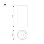 Светильник SP-GABI-SURFACE-R60-12W Day4000 (BK, 36 deg, 230V) (Arlight, IP40 Металл, 5 лет)
