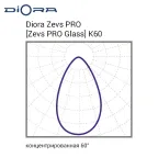 Светильник светодиодный Zevs PRO Glass 600/71000 К60 5K лира