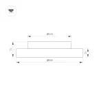 Светильник светодиодный SP-ESTELY-R800-60W Warm2700 (BK, 80 deg, 230V, TRIAC) (ARL, IP65 Сталь, 3 года)