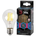                  Лампа светодиодная F-LED A60-15W-840-E27 (филамент, груша, 15Вт, нейтр, Е27) (10/100/1500)
               