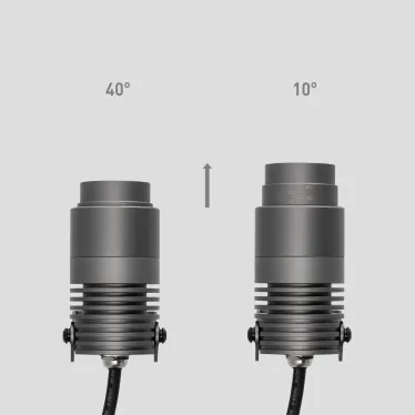 Светильник светодиодный ALT-RAY-ZOOM-R52-8W Warm2700 (DG, 10-40 deg, 230V) (ARL, IP67 металл, 3 года)