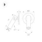 Светильник светодиодный SP-READER-NB-R60-3W Warm2700 (BR, 20 deg, 230V) (ARL, IP20 металл, 3 года)