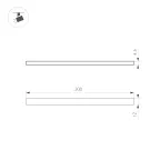 Светильник MAG-MICROCOSM-STRIP-L300-5W Warm3000 (BK, 100 deg, 24V) (Arlight, IP20 Металл, 3 года)