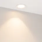 Светильник MS-FOGGY-BUILT-R86-10W Warm3000 (WH, 60 deg, 230V) (Arlight, IP54 Металл, 5 лет)