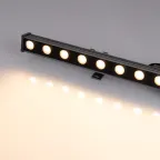 Линейный прожектор AR-LINE-760-18W Warm3000 (GR, 30 deg, 230V) (Arlight, IP65 Металл, 3 года)