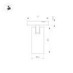 Светильник MAG-MICROCOSM-SPOT-R35-5W Warm3000 (BK, 36 deg, 24V) (IP20 металл, 3 года)