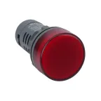 Лампа сигнальная SB7 моноблочная 22мм красная LED 24В DC