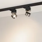 Светильник светодиодный трековый SP-PLURIO-TRACK-4TR-R77-9W Day4000 (BK-NI, 36 deg, 230V) (ARL, IP20 Металл, 3 года)
