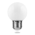 Лампа светодиодная LED 1вт Е27 белый 6400К (шар)