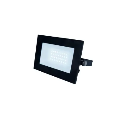 Прожектор светодиодный 30 Дневной свет 6500K Корпус черный ULF-F21-30W/6500K IP65 200-250В BLACK