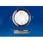 Светильник ультратонкий встраиваемый GX53/H2 BLACK CHROME 10 PROM В составе набора из 10шт Корпус черный хром
