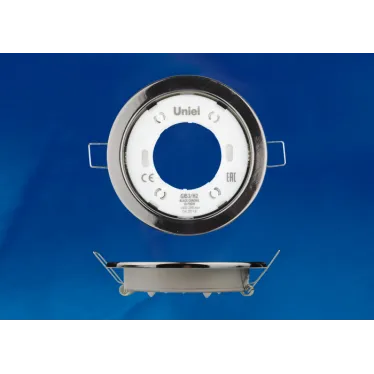 Светильник ультратонкий встраиваемый GX53/H2 BLACK CHROME 10 PROM В составе набора из 10шт Корпус черный хром