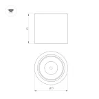 Светильник SP-DICE-R77-10W Day4000 (BK, 24 deg, 230V) (Arlight, IP54 Металл, 5 лет)
