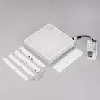 Светильник DL-GRIGLIATO-S190x190-24W Warm3000 (WH, 100 deg, 230) (Arlight, IP40 Металл, 5 лет)