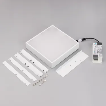 Светильник DL-GRIGLIATO-S190x190-24W Warm3000 (WH, 100 deg, 230) (Arlight, IP40 Металл, 5 лет)