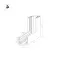 Светильник LGD-RAY-WALL-TWIN-R65-2x9W Warm3000 (GR, 23 deg, 230V) (IP65 металл, 3 года)