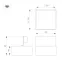 Светильник DL-GRIGLIATO-S140x140-18W Warm3000 (GR, 100 deg, 230) (Arlight, IP40 Металл, 5 лет)