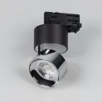 Светильник светодиодный трековый SP-PLURIO-TRACK-4TR-R77-9W Warm3000 (BK-CHR, 36 deg, 230V) (ARL, IP20 Металл, 3 года)