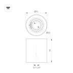 Светильник светодиодный SP-ACENTO-R95-10W Day4000 (WH, 20-45 deg, 230V) (ARL, IP20 Металл, 5 лет)
