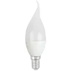 Лампа светодиодная LED BXS-10W-865-E14 R (диод, свеча на ветру, 10Вт, хол, E14) (10/100/2800)