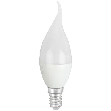 Лампа светодиодная LED BXS-10W-865-E14 R (диод, свеча на ветру, 10Вт, хол, E14) (10/100/2800)